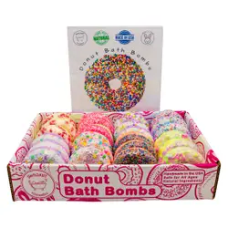 Donut Bath Bomb Display 36ct
